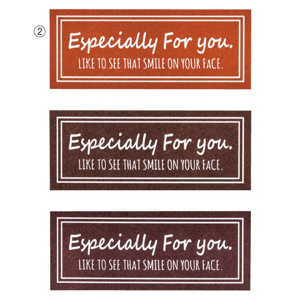 【84枚】HEIKO ヘイコー 特殊強粘ギフトシール ユニバーサル 3色アソート 5×2cm モス