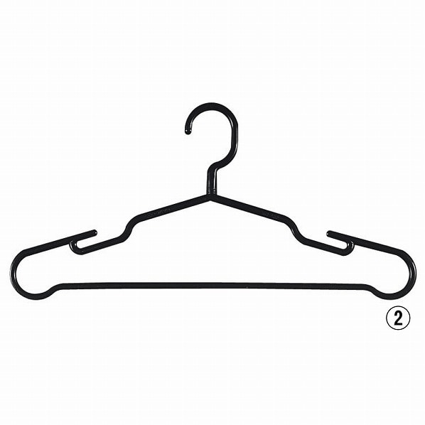 樹脂製スリムハンガー100本シャツ・ジャケット用 幅40cm