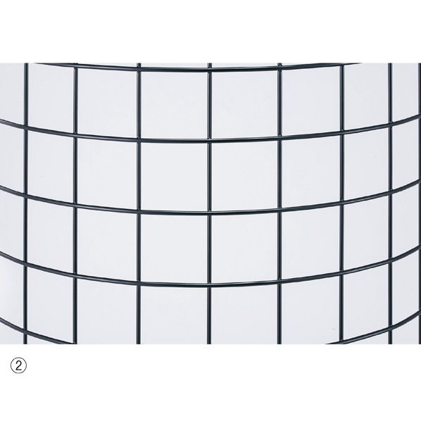 SF中央両面用スリムRエンドネットフレーム 高さ150cm用〔ストエキオリジナル〕 ホワイト