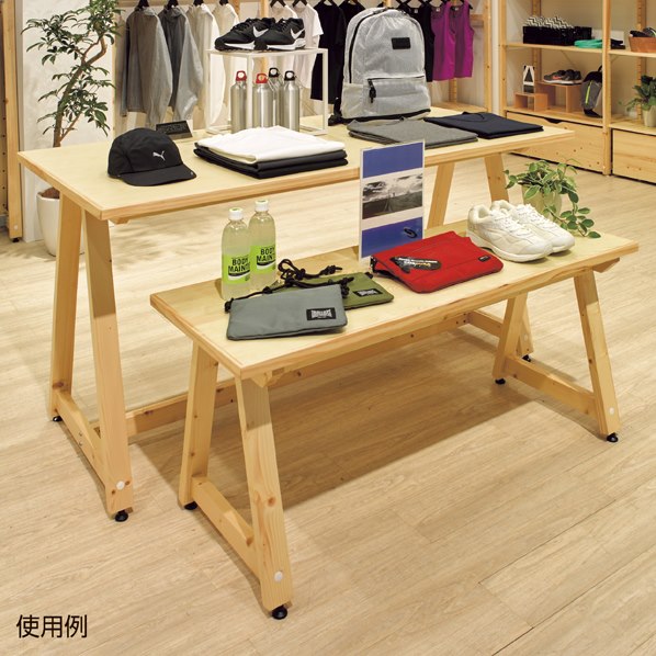 デルタテーブル クリア〔ストエキオリジナル〕 幅120cm