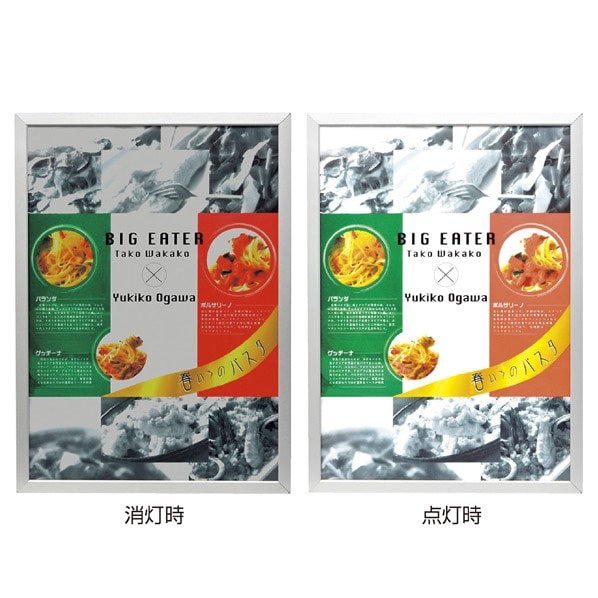 アルミスナップLEDパネル シルバー A1