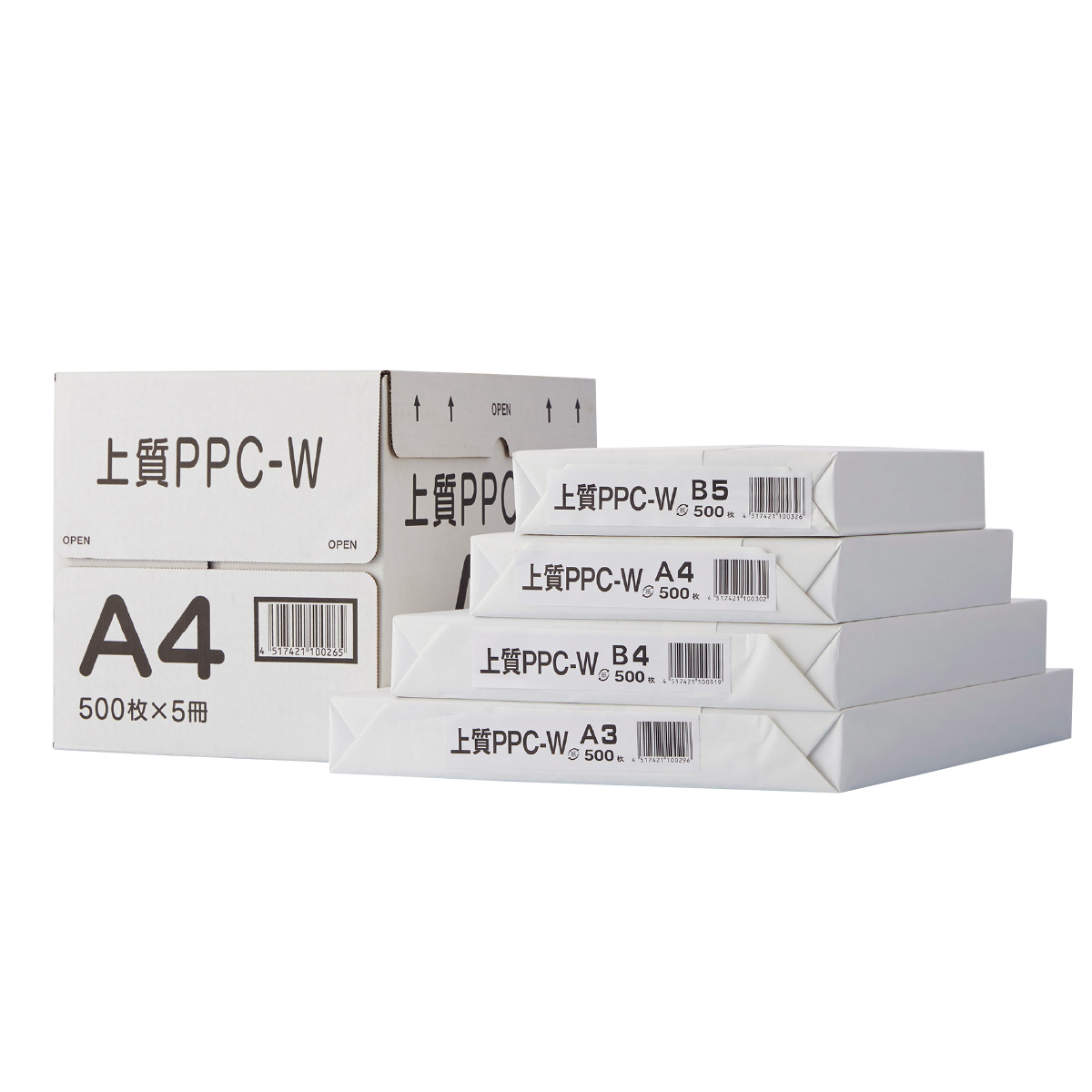 店舗 東京 桜井 PPC上質紙 薄 (2本) FL332S コピー用紙・印刷用紙