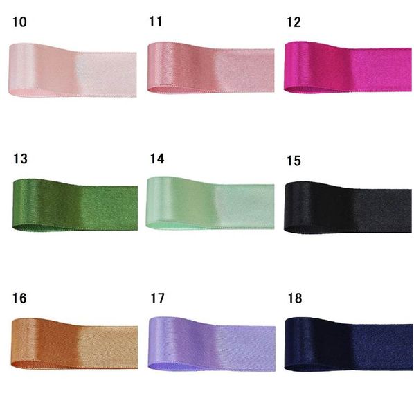 青山リボン サテンリボン コルダサテン 片面 40mm×45m  00240-001