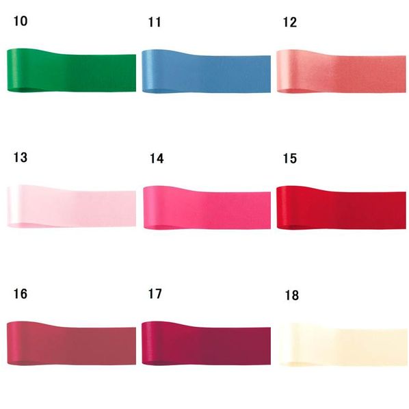 青山リボン サテンリボン ニューフローラルサテン 片面 6mm幅×92m  00321-000