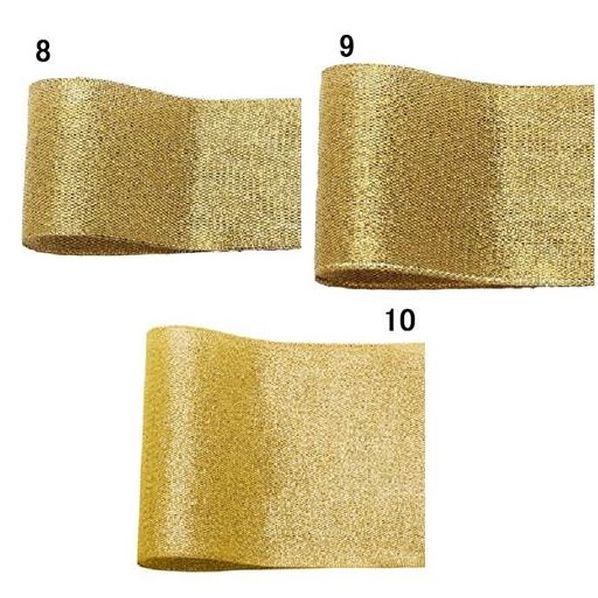 青山リボン ヴィーナスメタリック 004 ゴールド 24m  00469-004