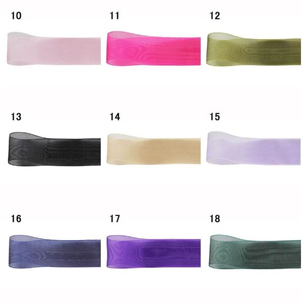 青山リボン オーガンジーネオ 13mm幅×30m  00525-001