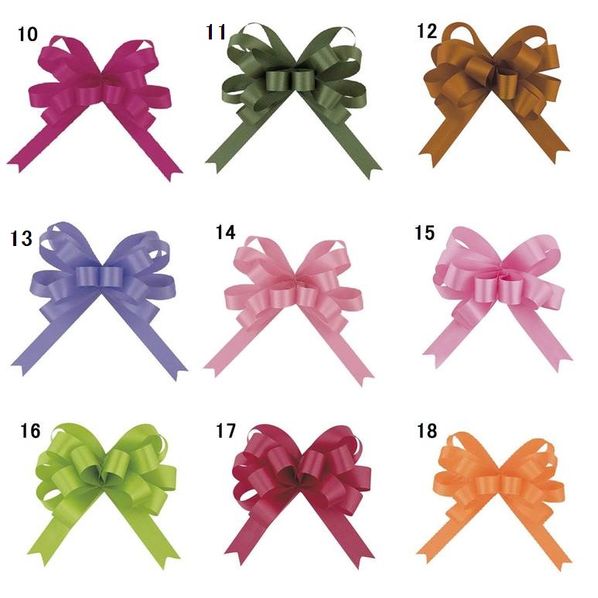 【50枚】16mm幅 青山リボン ループボウ カスタムサテン 06897-001