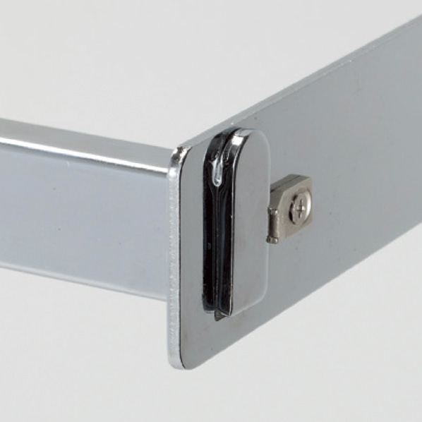 貫通式ミニ角バーセット 幅60cm (スリット芯々58.8cm用) 奥行3.5cm