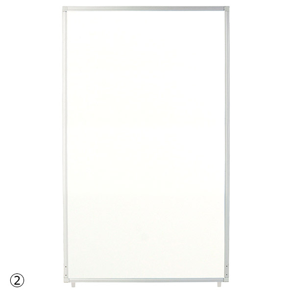 弘益 抗ウイルスパーティション 高さ180cm ホワイト パーテーション 幅90cm