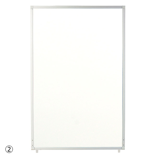 弘益 抗ウイルスパーティション高さ150cm ホワイト パーテーション 幅70cm