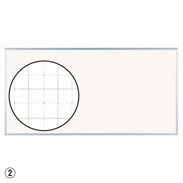 馬印 壁掛ニッケルホーローホワイトボード暗線入り マーカー・マグネット付き 幅121.0×奥行1.8×高さ91.0cm MH34X