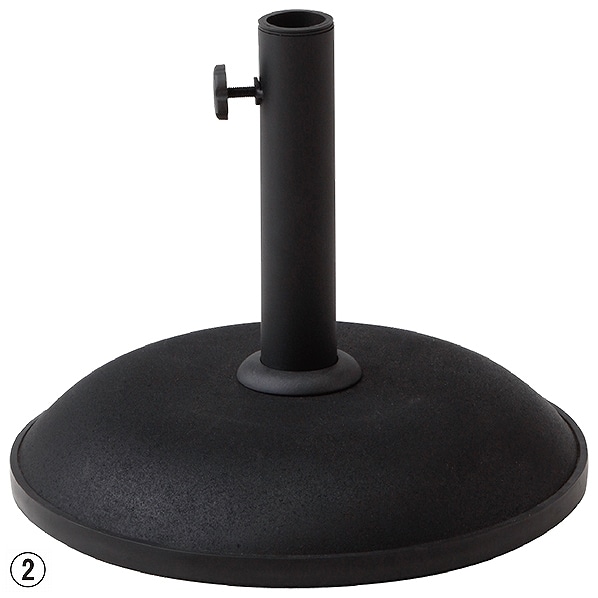 パラソルコンクリートベース パラソルコンクリートベース グリーン 1台