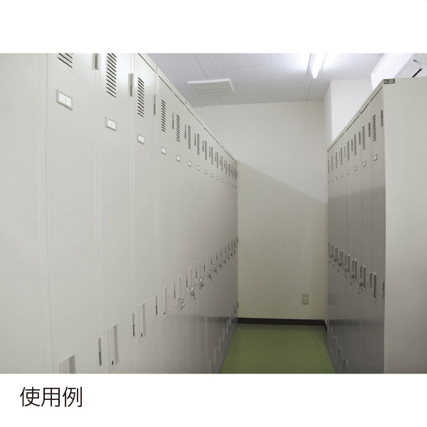 鍵付きスチール製ロッカー 1段 ホワイト 1人用 【通販】ストア・エキスプレス