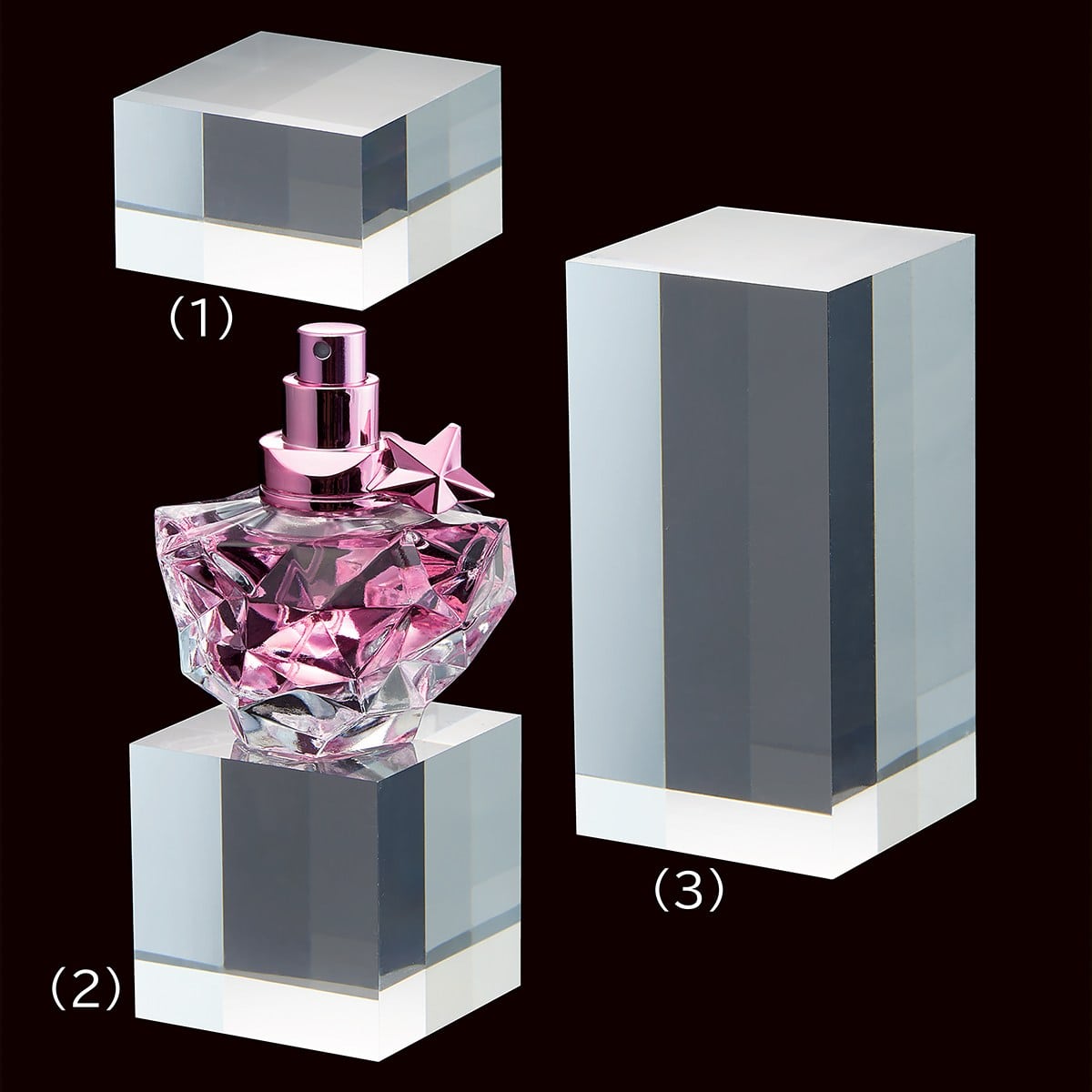 アクリル角柱 5cm角 高さ3cm