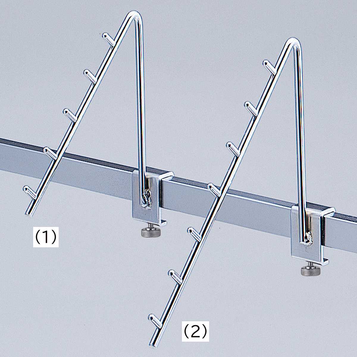 小物アップハンガー 45°〔ストエキオリジナル〕 5連掛け