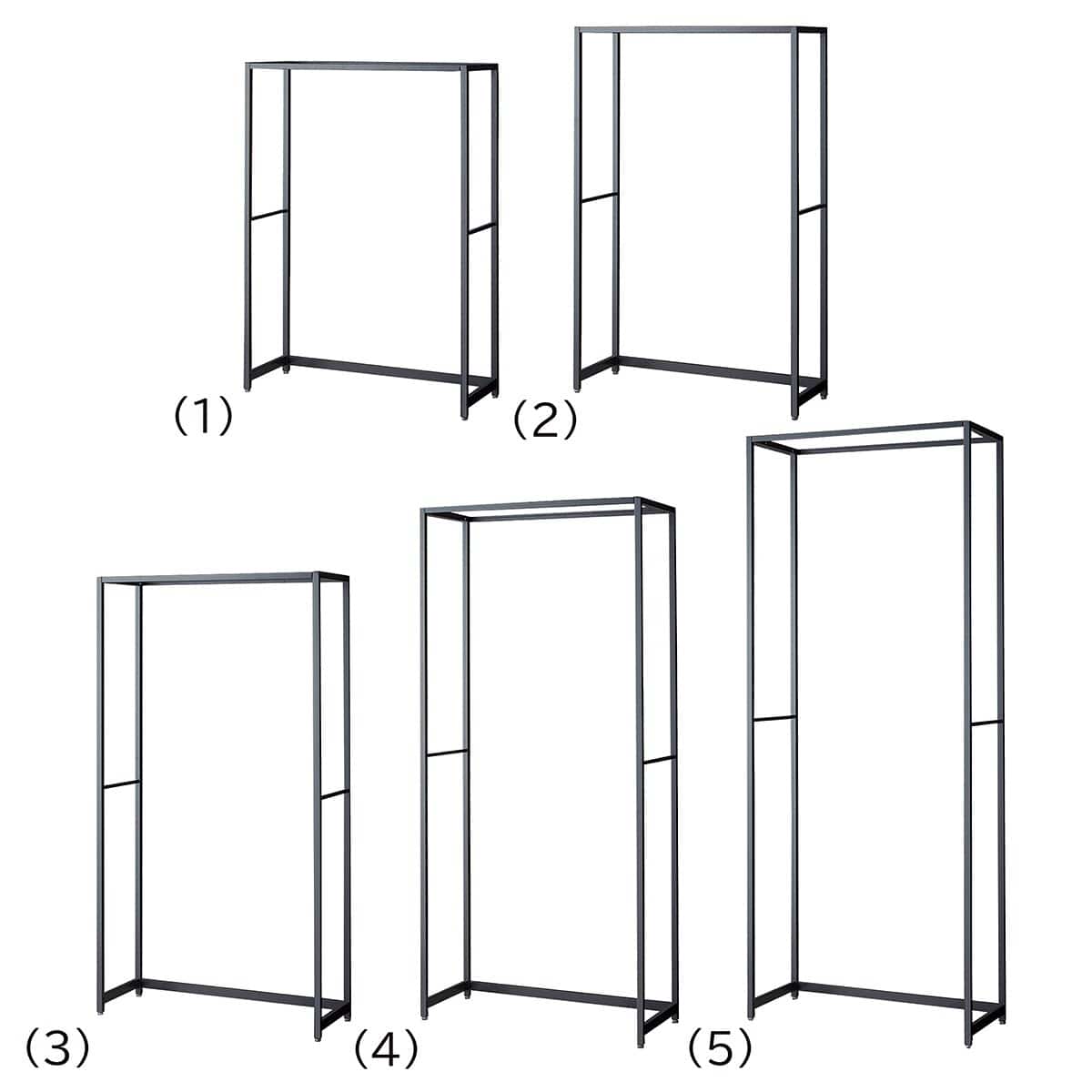 ラテラル・ロコ 幅90cm グレー 奥行40cm 本体〔ストエキオリジナル〕 高さ135cm
