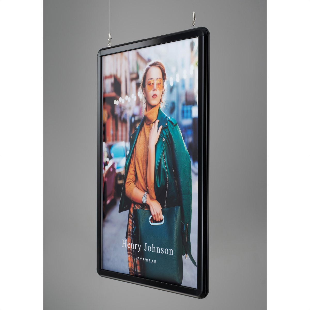 両面用ポスターパネル リバースグリップ RV-32R A2 シルバー