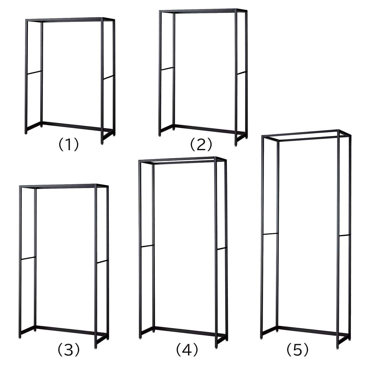 ラテラル・ロコ 幅90cm ブラック 奥行40cm 本体〔ストエキオリジナル〕 高さ135cm