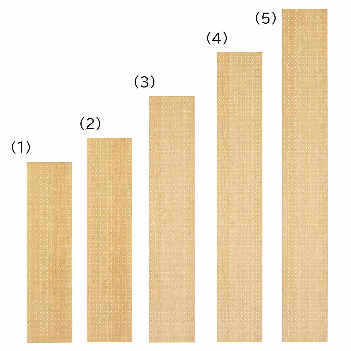 サイドパネル 奥行35cmタイプ 有孔あり エクリュ ラテラル・ロコ用〔ストエキオリジナル〕 高さ135cm