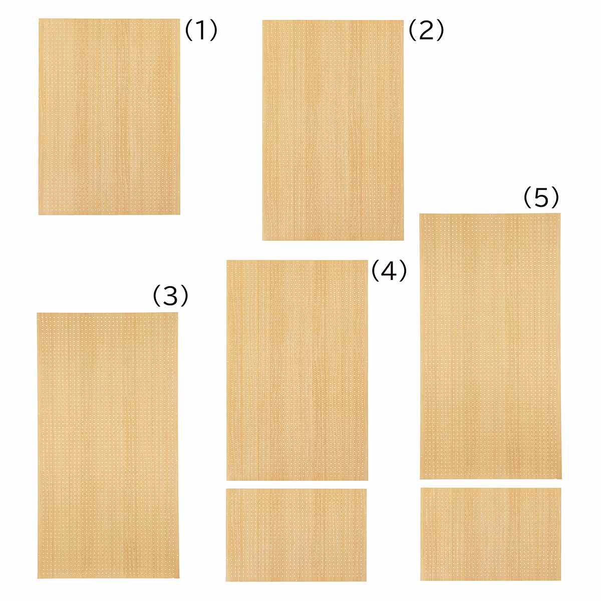 背面パネル 幅90cmタイプ 有孔あり エクリュ ラテラル・ロコ用〔ストエキオリジナル〕 高さ135cm