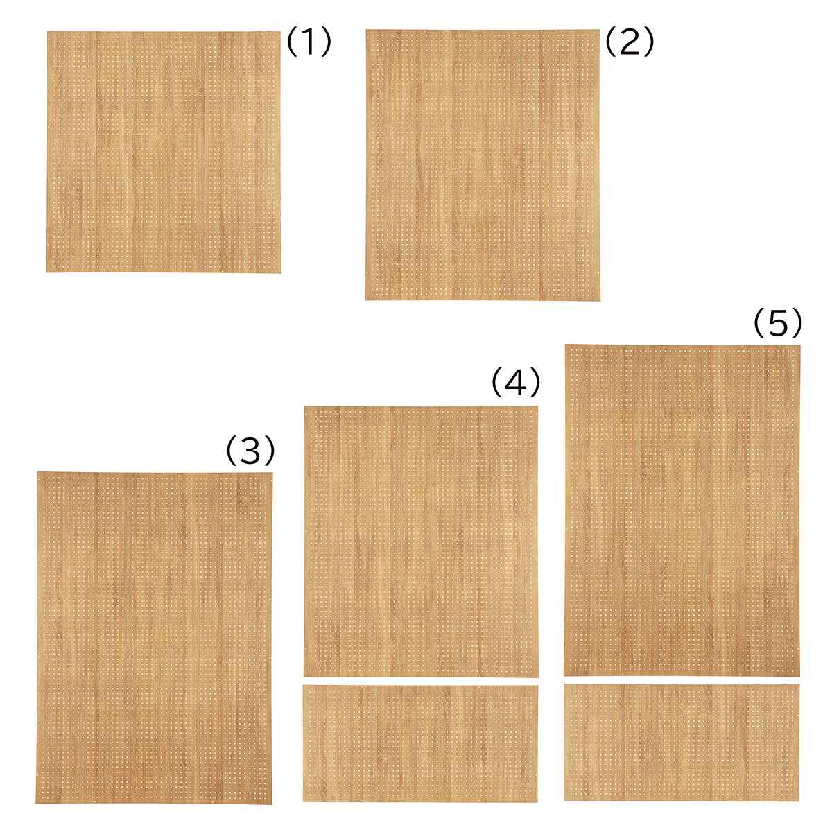 背面パネル 幅120cmタイプ 有孔あり ラスティック柄 ラテラル・ロコ用〔ストエキオリジナル〕 高さ135cm