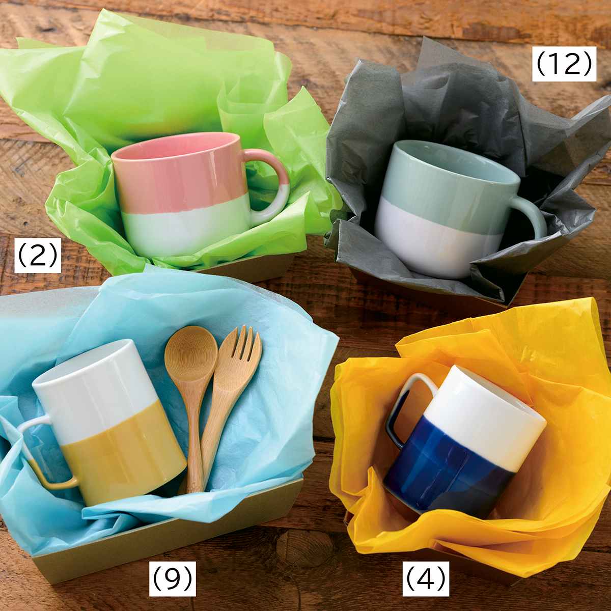 (2)(4)(9)(12)使用例