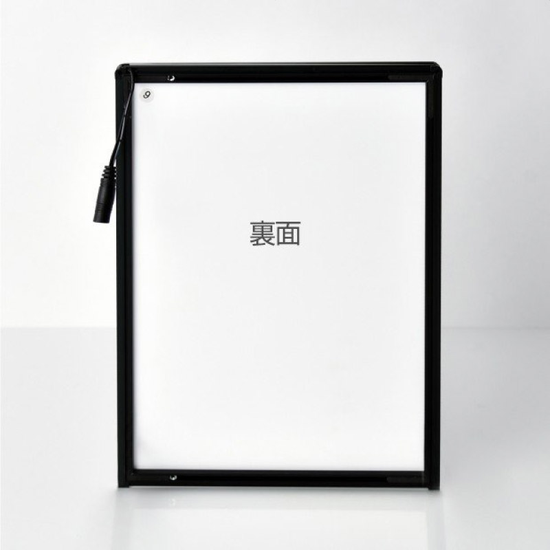 卓上／壁掛けLEDパネル  A4シルバー