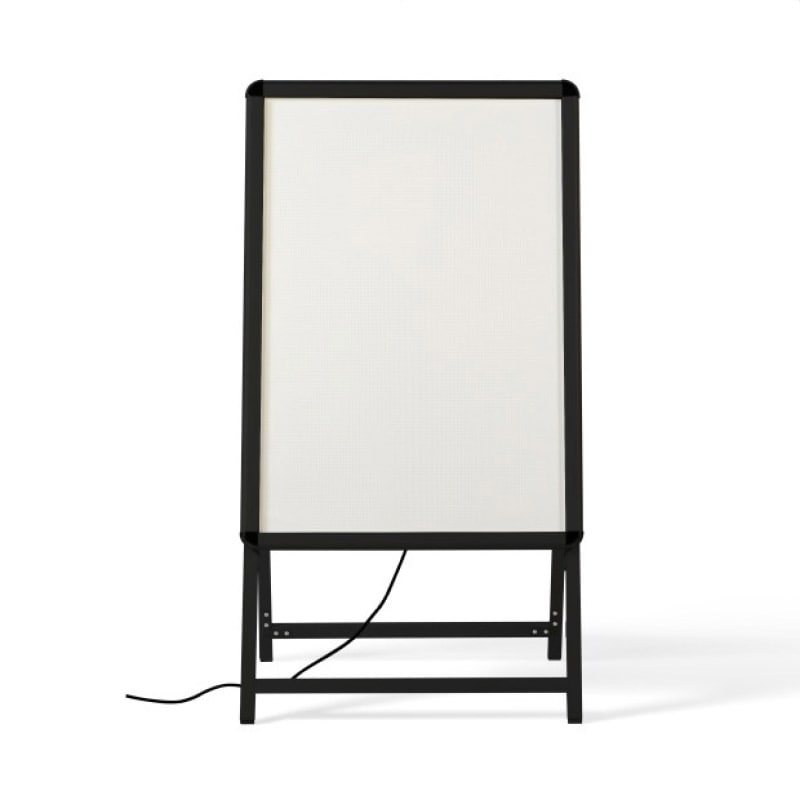 屋外対応LEDポスタースタンド(片面仕様) B2 シルバー