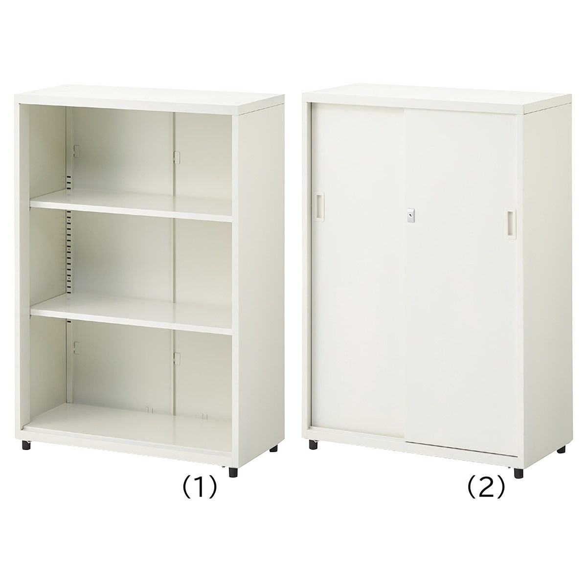 スチールストレージ3段 下置き用 オープン