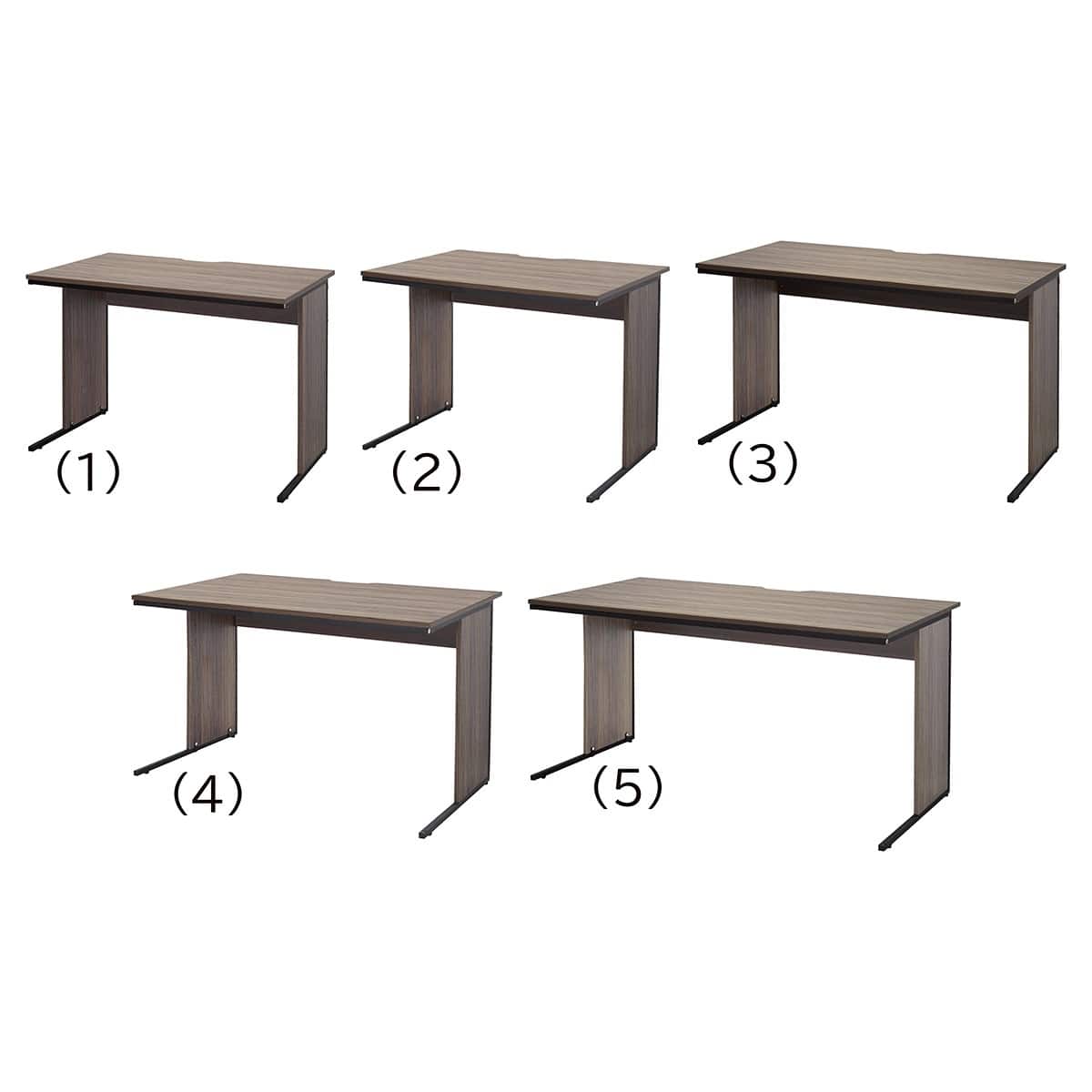木製ワークデスク ウォルナット 幅100×奥行60cm