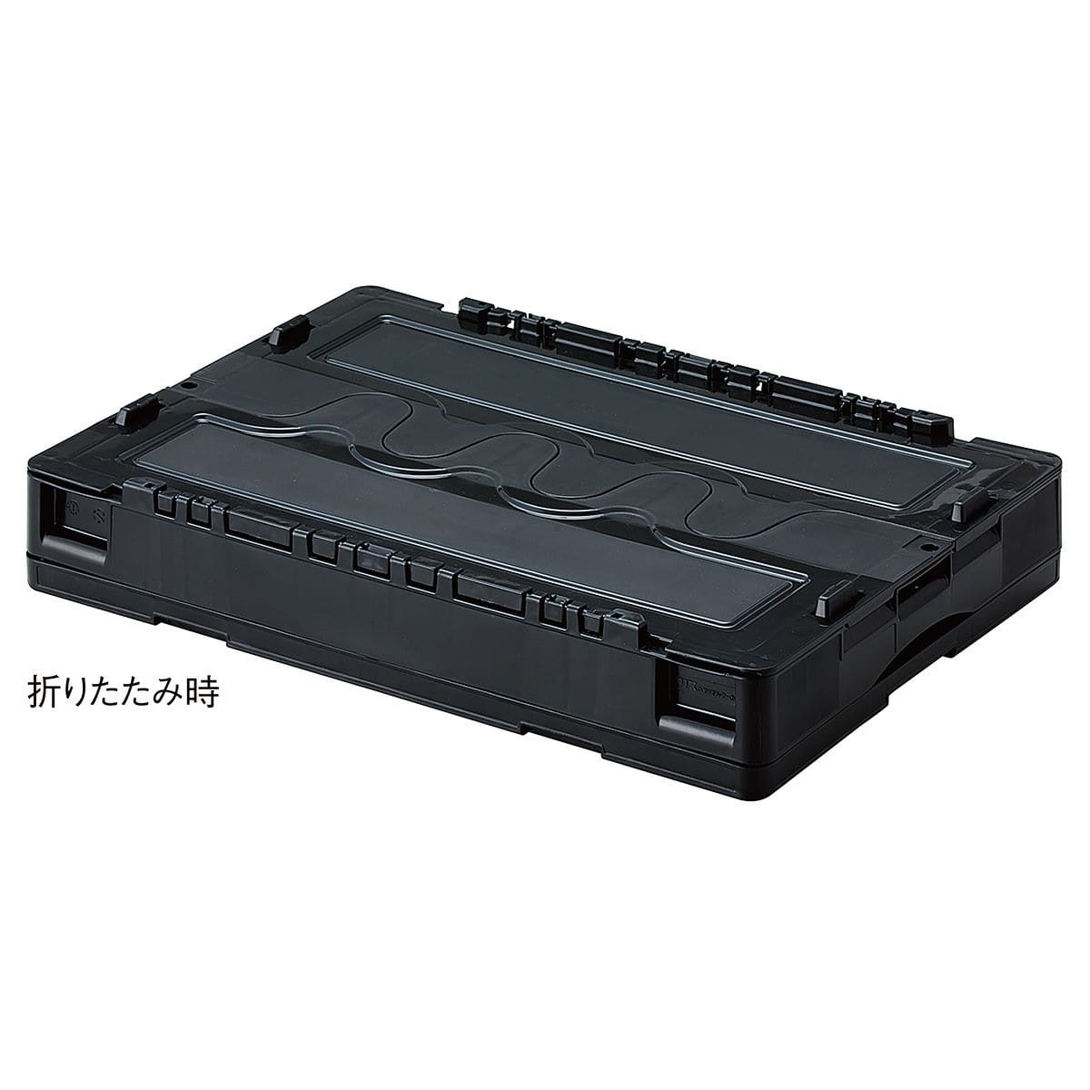 リサイクルオリコン 側面透明 フタ一体型 33リットル