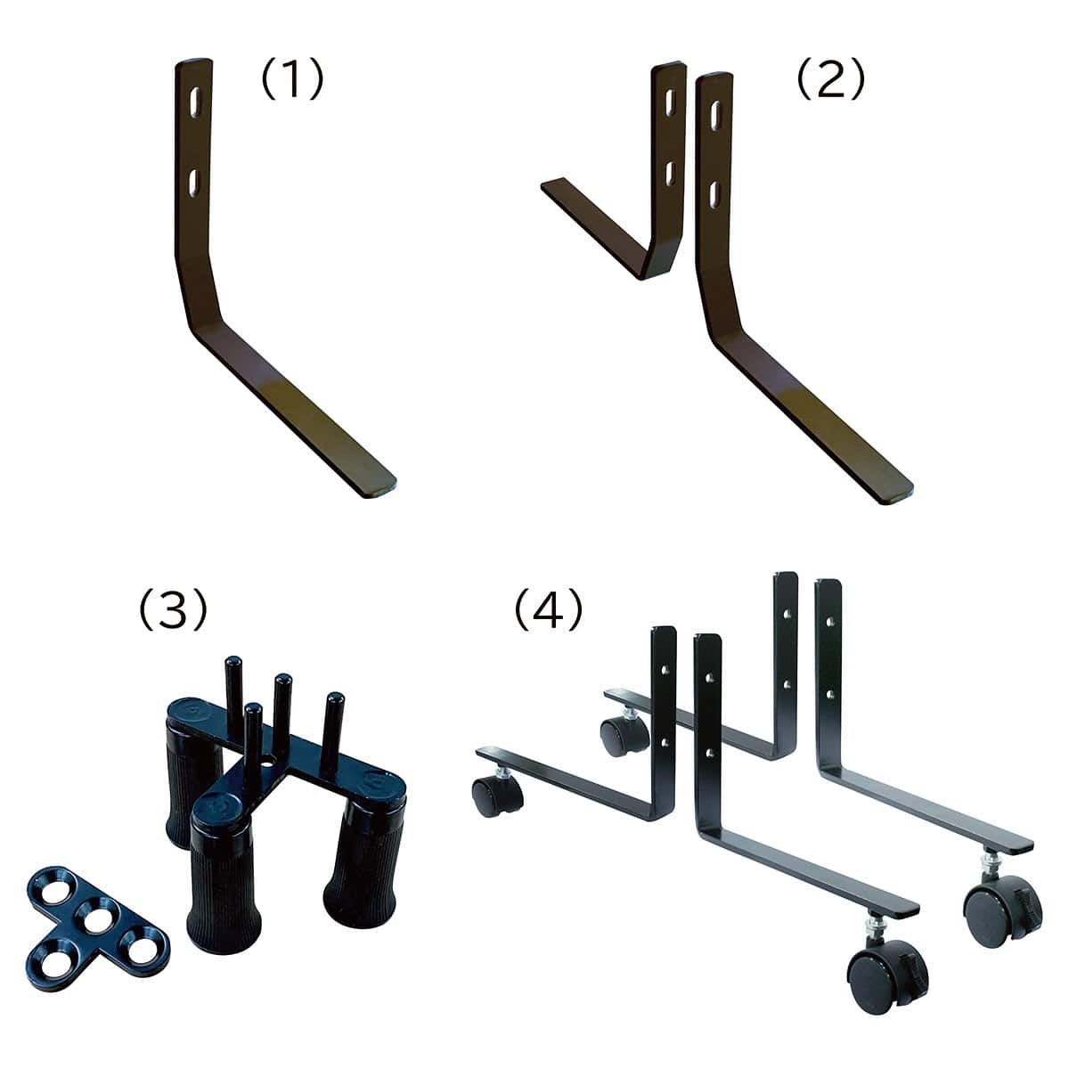 抗菌木目調パネルパーティション用オプション パーテーション 安定脚 片側