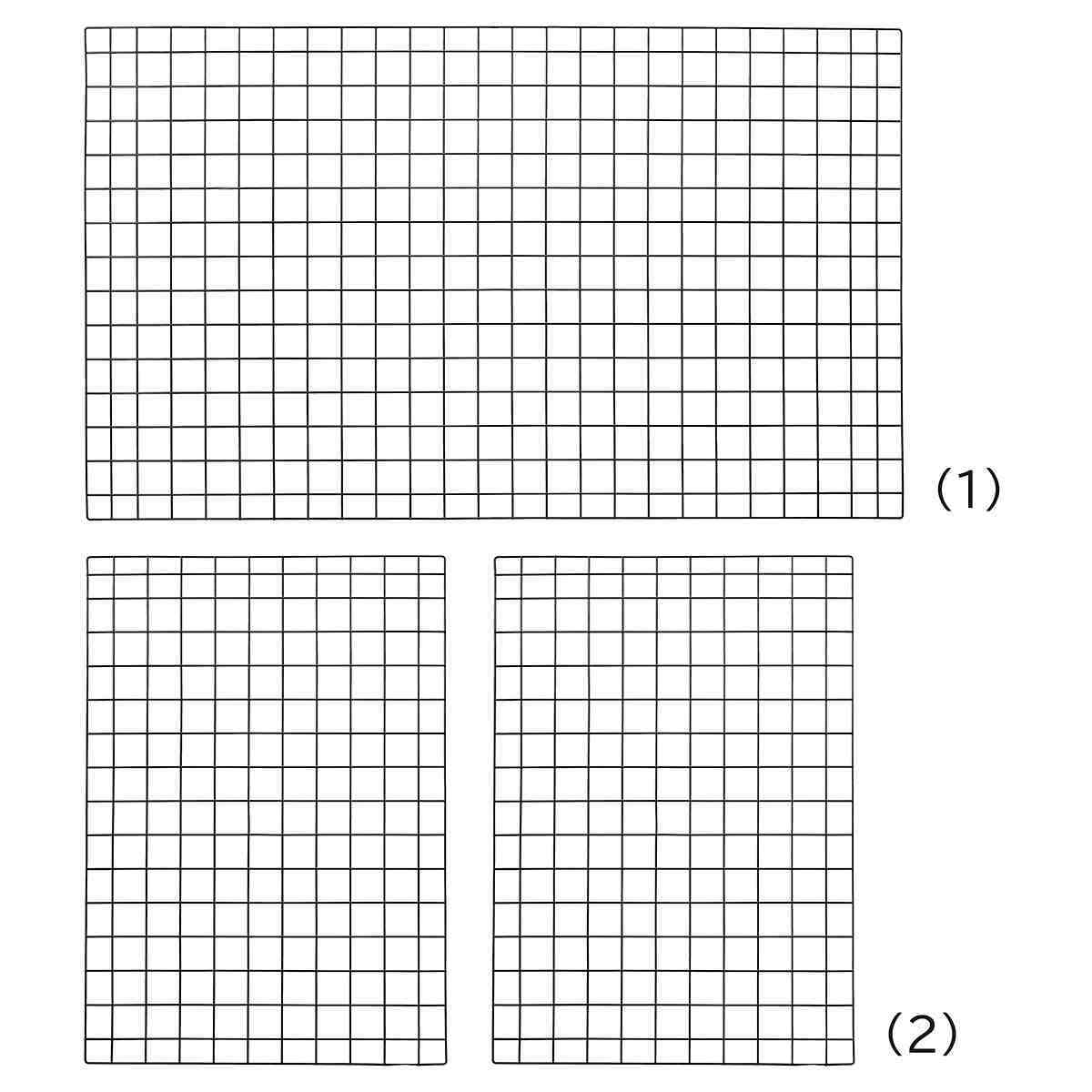 幅120×奥行60cm ブラック用下部用ネット 新型ハコマルシェワゴン〔ストエキオリジナル〕 前板