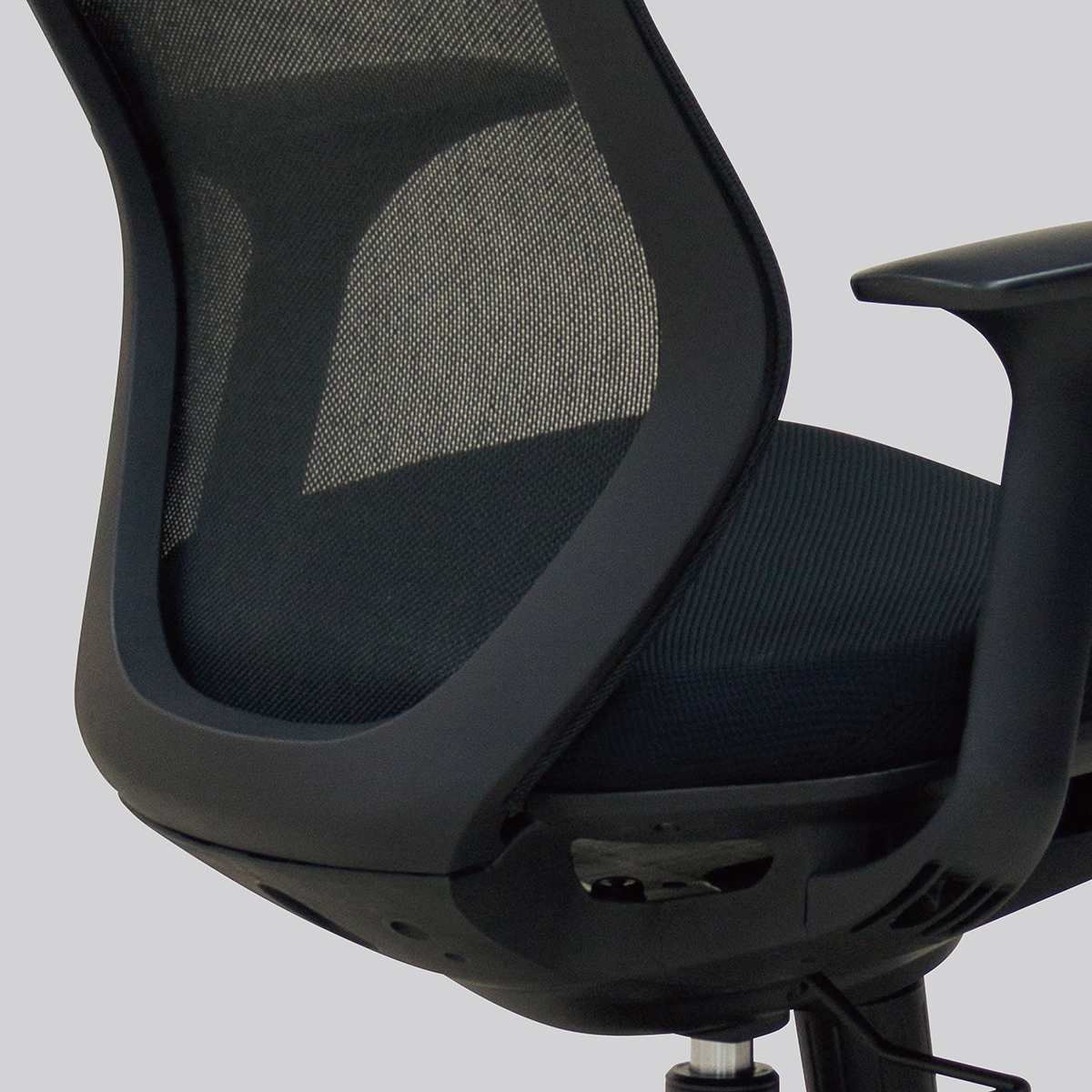 オフィスメッシュチェア ブラック