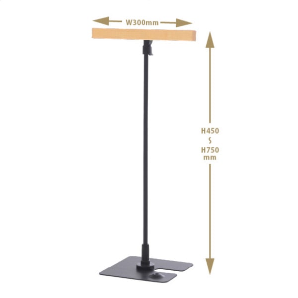 モクペタPOPスタンド 白木