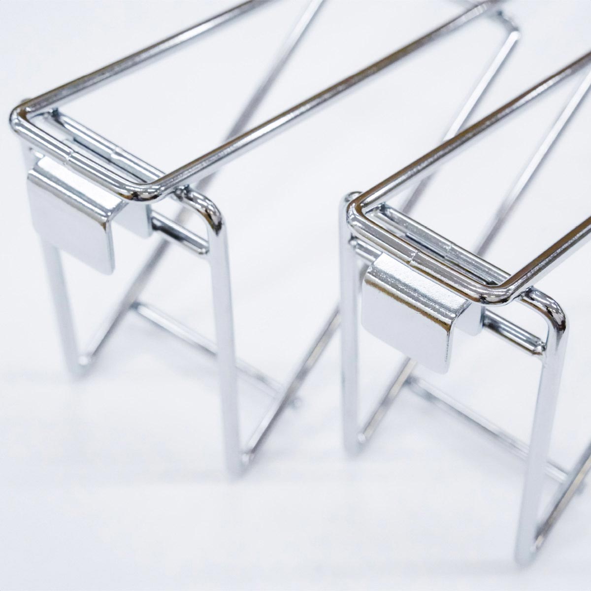 【2個】スチール製PPバスケット用スタンド小 2個組 小