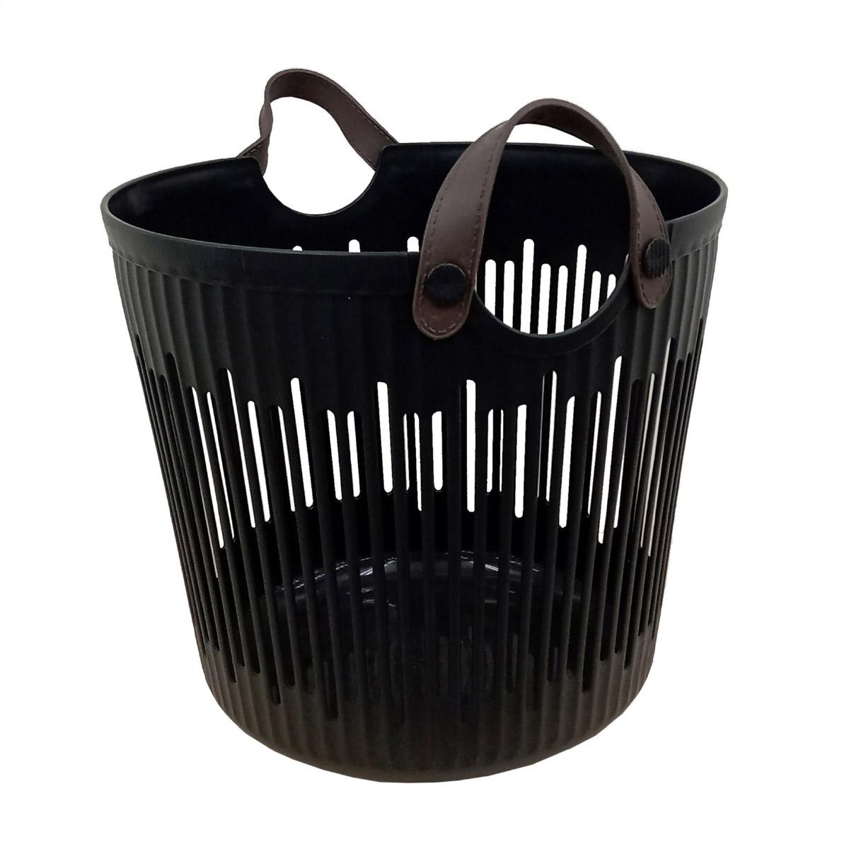 ニド・ランドリーバスケット  ブラック S