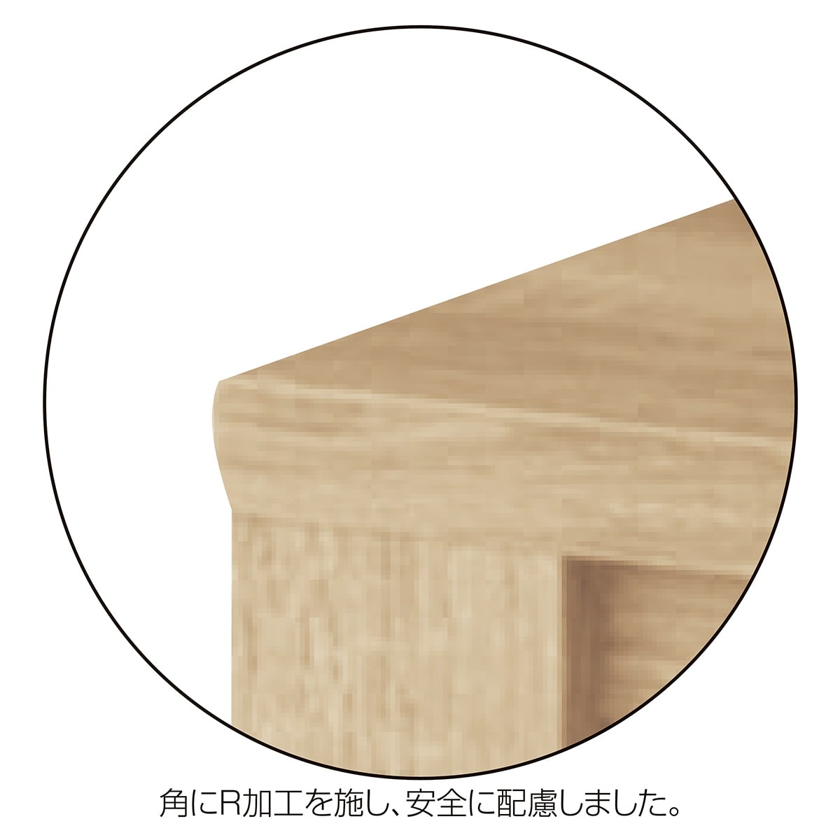 木製ショーテーブル ラスティック柄〔ストエキオリジナル〕 幅107×奥行45×高さ55cm