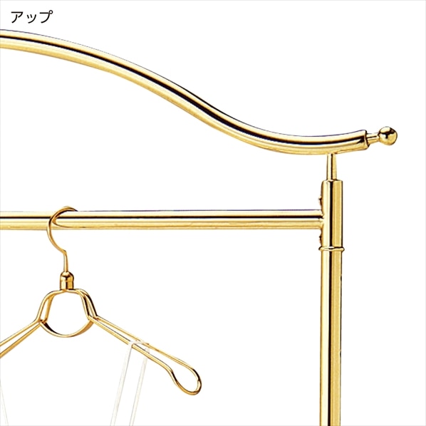 ブライダルハンガーラック ゴールドメッキ〔ストエキオリジナル〕