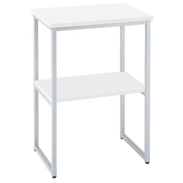 アールエフヤマカワ コンパクト電話機台 幅50cm ホワイト