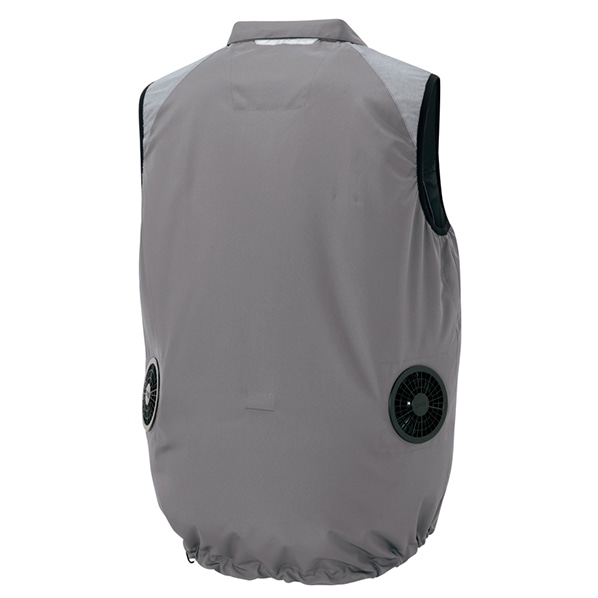 ベスト(空調服TM)(男女兼用)杢ネイビー(アイトス/50197) 杢ネイビー6L