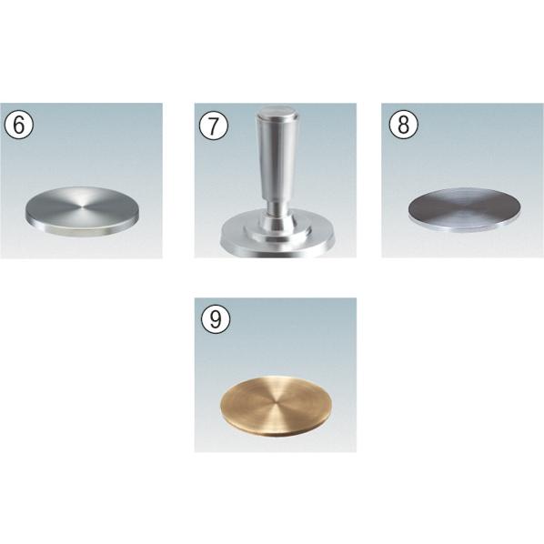 紳士用ヘッドキャップ 紳士用ヘッドキャップ木製クリア高さ2cm円盤