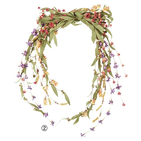 ペーパーフラワー スワッグ 秋を彩る装飾に 造花 通販 ストア エキスプレス