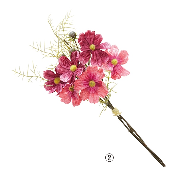 ベルベットコスモスバンドル 秋を彩る装飾に 造花 通販 ストア エキスプレス