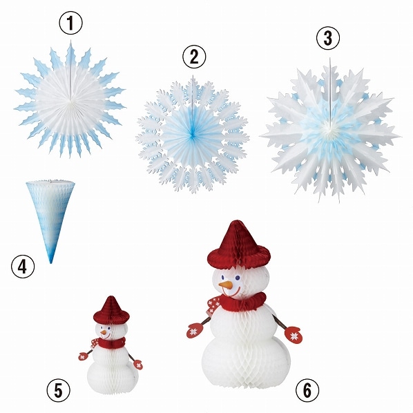 公式 通販ストア エキスプレス ヨーロッパハニカム クリスマス飾り 外水色スノー 店舗運営用品