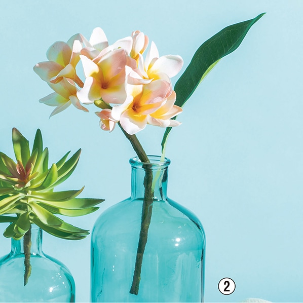 プルメリアピック36cm イエロー イエローピンク 夏 マリン ディスプレイ 装飾 通販 ストア エキスプレス