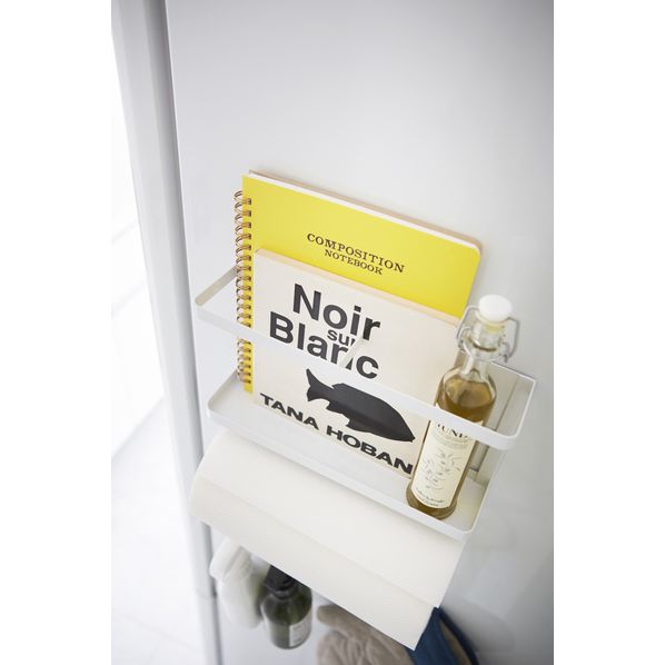 マグネット冷蔵庫サイドラック プレート ホワイト 通販 ストア エキスプレス