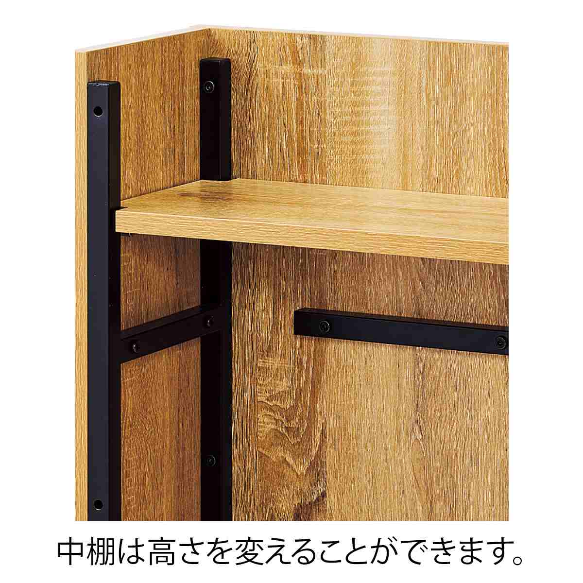 木製プランターボックス ラスティック柄〔ストエキオリジナル〕 幅60cm