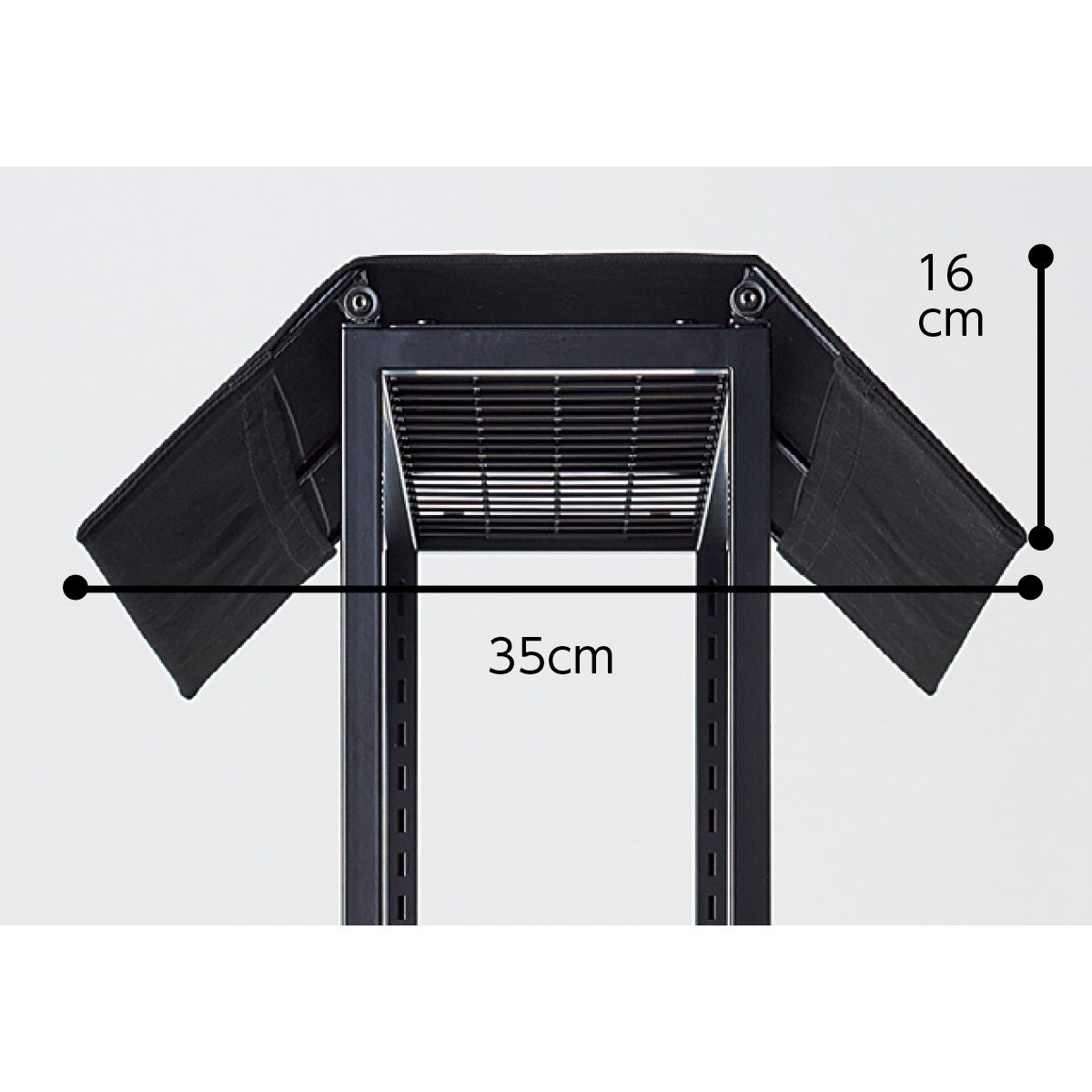 新型ハコマルシェワゴン上部フレーム用テントセット ホワイト〔ストエキオリジナル〕 幅90cm用