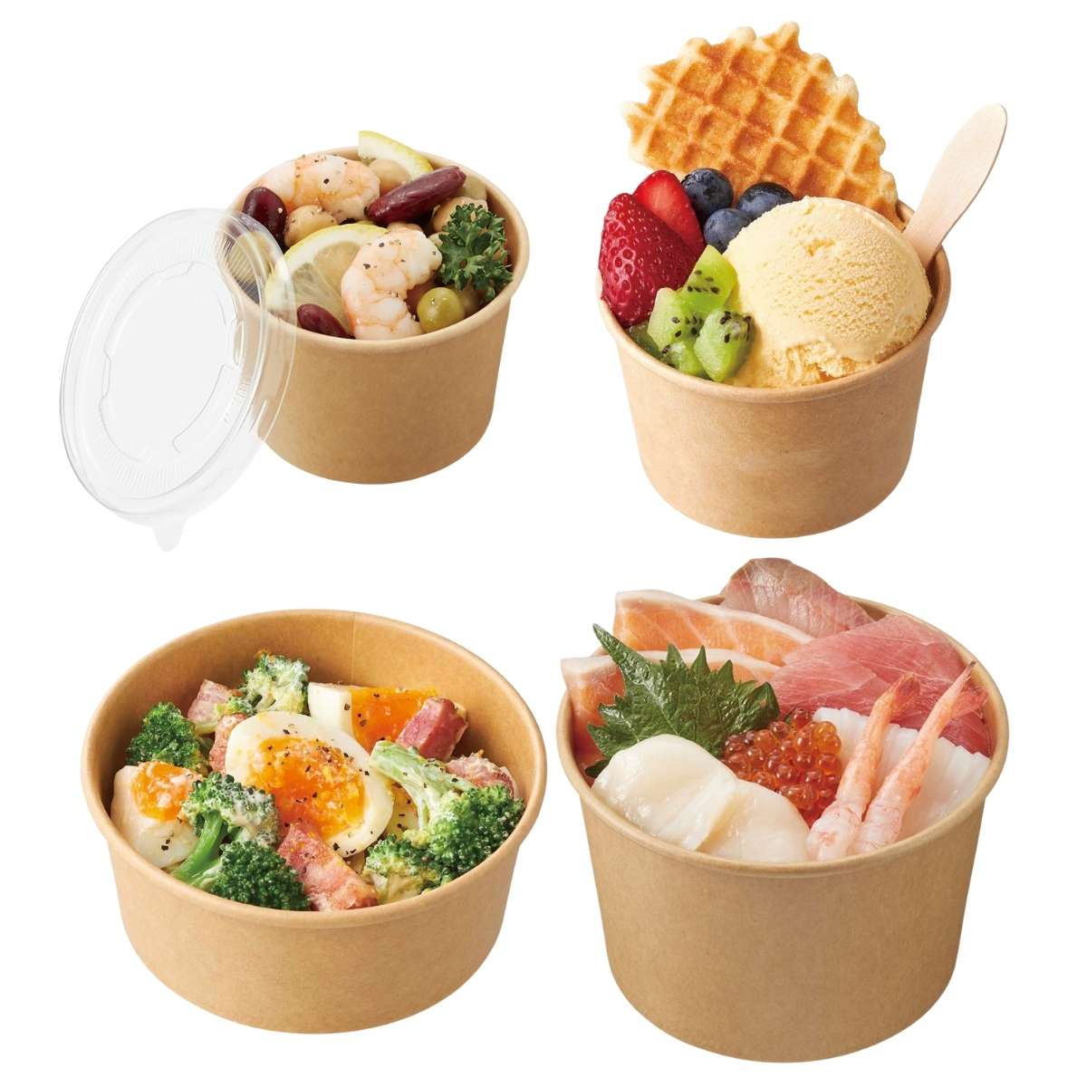 クラフト アイスカップ 口径7.6[6.1]×5.3cm